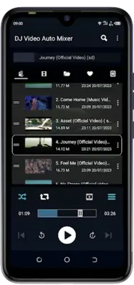 DJ Video Auto Mixer android App screenshot 0