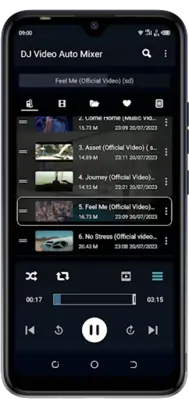 DJ Video Auto Mixer android App screenshot 5